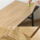 Popxstar 60/80cm Wide Wood Sticker for Furniture Wallpaper PVC Wallstickers DIY Walls Waterproof Door Kitchen Wardrobe Cabinet Decor Film