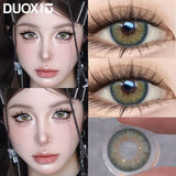 Popxstar  1Pair Blue Lens Color Eyes Contacts Lenses with Graduation Degree Myopic Prescription -0.00 to -8.00 High Quality Lens