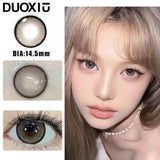 Popxstar  1Pair Natural Brown Contact Lenses for Eye Colored Lenses Black Eye Degree Prescription -0.00 to -8.00  Beauty Pupils