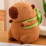 Popxstar 23cm/9.05in Cute Capybara Plush Toys Capibara Anime Fluffty Toy Doll Stuffed Animals Perfect Gift For Kids Birthday Party Supply
