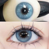 Graded 1pair Color Contact Lenses Mixblood Softlens 12months