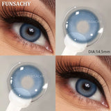 Popxstar  【0~-8.00】Degree Contact Lenses Myopie Color Contact Lenses for Eyes Chocolate Black Big Eyes Contacts Prescription Lens