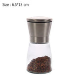 Popxstar  Pepper Grinder Kitchen Storage Tools High Bottle Grinder 304 Stainless Steel Pepper Grinder Pepper Black Pepper Grinder
