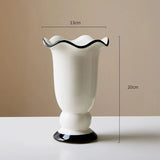French style ceramic vase hydroponics dried flowers flower arrangement desktop ornament home living room dining table decoration
