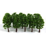 Popxstar 20Pcs 7cm Model Trees Micro Landscape Decor Scale Architectural Model Train Layout Tree Building DIY Ature Toys Decor
