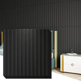 Popxstar 3D Slat Wall Panel,3D Fluted Textured Panel Decorative Wall Panel For Home Office Restaurant New Look