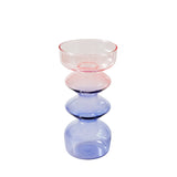 Popxstar 1pc Glass Vases Nordic Candlestick Wedding Decoration Christmas Decoration Candle Stick Holder Home Decor Flower Vase