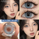 High Quality Gray Brown Beauty Lenses 1Pair NEW Colored Contact Lenses for Eyes Blue Beautiful Pupils Green Eye Contact