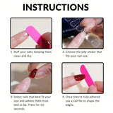 Popxstar 24PCS Medium Stiletto Pink Ballectcor e Tip Press on Nails Full Cover Fake Nail Set For Girl Mother Women Gift