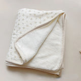 popxstar Winter Baby Blanket for Newborn Fleece Cotton Muslin Swaddle Bedding Velvet Stroller Cover New Born Kids Blanket Mother Kids