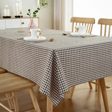 Popxstar Checkered Tablecloth Kitchen, Wedding, Holiday Table Decoration Tablecloth, Outdoor Picnic Tablecloth