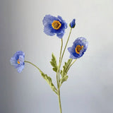 Popxstar spring decor Artificial Flowers Fake Poppy Silk Flowers Long Stem Housewarming Garden Table Wedding DIY Party Wedding Bridal Bouquet Decor
