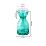 Popxstar  850ml Face Shaped Glass Water Bottle Set Creativity Abstract Kitchen Lemon Cold Water Kettle Beverage Juice Jug Set Home Decor