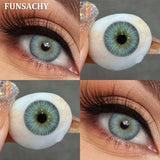 Popxstar  1 Pair Colored Contact Lenses for Eyes Green Beauty Pupils Brown Fashion Lenses High Quality Blue Eye Contacts Yearly