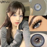 Popxstar NEW Cosplay Colored Contact Lenses for Eyes Anime Purple Lenses Cosmetic Blue Eye Contacts Brown Natural Fashion Lenses