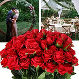 Popxstar 12pcs Realistic Artificial Rose Bouquet for Weddings, Birthdays, and More  for Floral Arrangements and Home Decor