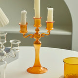Popxstar 3 Heads Candle Holders Candlestick for Home Decoration Holiday Candle Stick Wedding Christmas Candle Holder Centerpieces