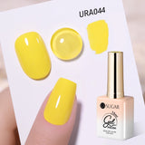 popxstar UR SUGAR 15ml Jelly Milky White Translucent Color Gel Polish Semi Permanent UV Gel Nail Art Soak Off Gel Varnish Latest Fashion
