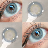 Popxstar 1 Pair Colorcon Colored Contact Lenses with Degree Myopia Lenses Blue Eye Lenses High Quality Natural Contact Lenses