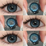 2pcs Colored Contact Lens Blue Pupils for Natural Effect High Quality Lenses Beauty Fashion Lens Annual Use Fast Shipping