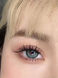Popxstar 1 Pair/2pcs Lenses Blue Series Beauty Contact Lenses for Eyes Comestics Natural Pupil Eye Color Lens Myopia Brown Lenses