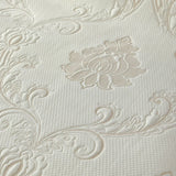 Popxstar  3/5Pcs Luxury European Knitted Cotton Embossing Quilted Bedspread, Bed Cover, Mattress Topper Coverlet, Bed Sheet, Pillowcases