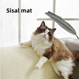 Popxstar  Pet Cat Scratching Board Natural Sisal Cat Scratcher Blanket Post Mat Pet Toy for Protecting Furniture Foot Sofa Cushion