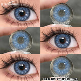 2pcs Colored Contact Lenses Natural Gray Beauty Pupils Fashion Blue Contacts Brown Eyes Lenses Green Eye Color Lenses