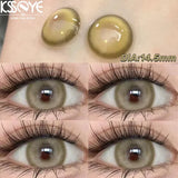 2PCS Korean Contact Lenses Natural Color Pupils Green Contact Lenses Myopia Brown Beauty Eyes Multicontact Free Delivery