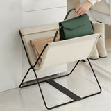 Foldable Bags Storage Racks Multifunctional with Sturdy Metal Frame Storage Basket Open Design Clutter Organizer Home Decor