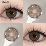 Popxstar 1 Pair Cleopatra Pupils Lens Yearly  For Eyes Blue Green Contact LensNatural Len Colorcon High Quality Lense
