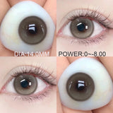 1 Pair Korean Lenses Colored Contact Lenses with Degree Myopia High Quality Brown Eyes Natural Lenses Free Shipping