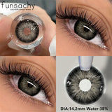 Popxstar  2pcs Natural Color Contact Lenses for Eyes Green Eye Lens Blue Eye Contacts Fashion Beauty Makeup Women Man Soft Lenses