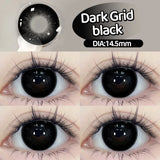 Popxstar  2PCS Myopia Beauty Colored  Contact Lenses Purple Halloween Makeup Lens Fashion Pupils Big Eye Lenses Natural Blue Lense