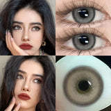 Popxstar  1 Pair Nature Color Eyes Contacts Lenses Myopic Prescription -0.00 to -8.00 Pupils Brown High Quality  Lens Fast Shipping