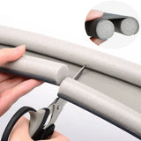 Popxstar 93CM Door Bottoom Seal Strip Anti Collision Dustproof Door seal soundproof Flexible Wind Noise Reduction Foldable Weatherstrip