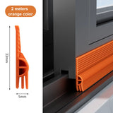Popxstar Sliding Window Seal Strip Self Adhesive Triple Sound Insulation Windproof Anti-Cold Door Under Flexible Weatherstrip Tape