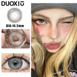 Popxstar  1Pair Contact Lenses for Eye color Lenses Sclera Blue Green Lenses Degree Prescription -0.00 to -8.00 Beauty Pupils