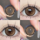 1pair New Colored Pupils for Eyes Fashion Brown Eyes Lenses Blue Contacts Green Lenses Yearly Grey Lenses Natural Lenses