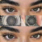 Gray Beauty Pupils Color Contact Lenses 1Pair Fashion Blue Contacts Brown Makeup Lenses Yearly Green Eye Color Lenses