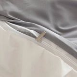 Popxstar Lace Ruffles Bedding Set White and Gray Color Bedclothes for Boys/Girls Full Size Quilt Cover Sets Queen/King Bed Linen Sets