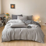 Popxstar  Luxury Bedding Set 100% Egyptian Cotton 400TC Duvet Cover Flat Fitted Sheet Single Double Queen King Quilt Cover with Pillowcase