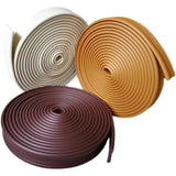 Popxstar  5 Meter Self-Adhesive Skirting Wall Border Floor Decorative Line Baseboard Flooring Wall Decor NBR Molding Line 3D Wall Sticker