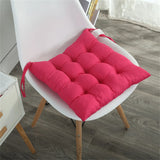 Popxstar Solid Chair Cushion Square Mat Cotton Upholstery Soft Padded Cushion Pad Office Home Or Car Garden Sun Lounge Seat Cushion