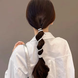 Popxstar 3/5/10Pcs Fashion Ponytail Elastic Hair Bands for Women Telephone Wire Hair Ties Scrunchies Hairbands Girls Hair Accessories