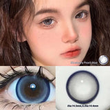 Popxstar 1 Pair/2pcs Lenses Bubble Series Contact Lenses for Eyes Fashion Natural Pupils Beauty Color Lens Eyes Myopia Lenses