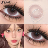 Colored Contact Lenses  Women Beauty Colored Pupils Green Natural Look Lenses Brown Contact Lenses Blue Contact Lenses