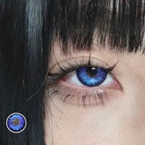 Prussian Blue Color Contact Lenses Cosplay Softlens for Eyes Lenses Eyecontacts with Myopia Fast Shipping