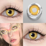1Pair Hot Selling Cosplay Color Contact Lenses for Eyes Red Lenses Degree 0 to -8.00 Anime Beauty Pupil Fast Shipping