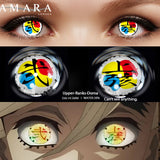 Popxstar  2pcs/1pair Anime Cosplay Colored Contact Lenses crazy Halloween Coloured Anime Softlens Hoshino Ai Pupil